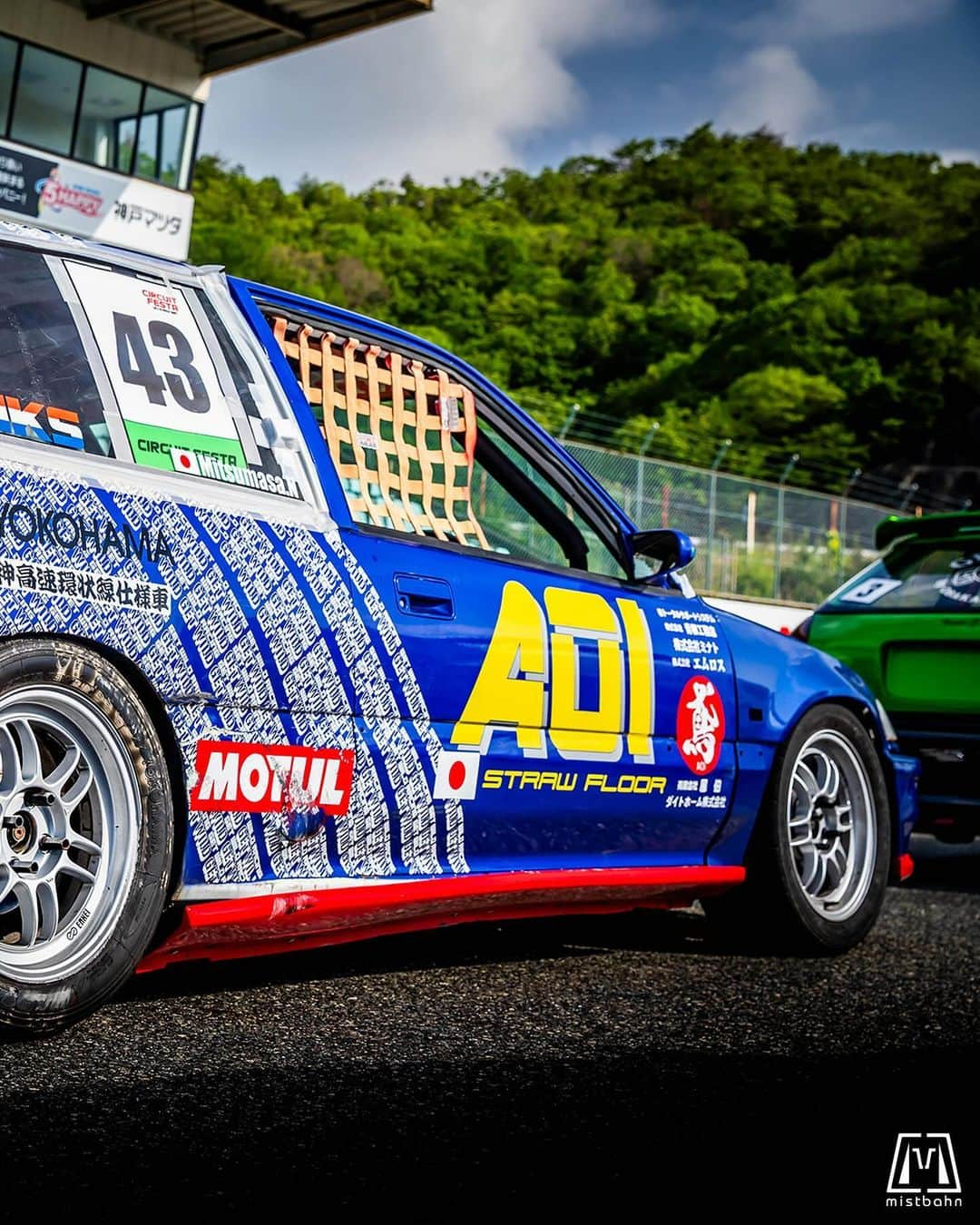 mistbahnさんのインスタグラム写真 - (mistbahnInstagram)「_ GET WILD RACING Honda EF9 CIVIC SiR _ 🚗: @mitsumasanagamine 📷: @mistbahn _ Shot on May-20 2023 🏁 "Circuit Festa ( @circuit_festa_west_japan )". Central Circuit (Hyogo Japan) _ JP) 2023年5月20日、セントラルサーキットで開催された「サーキットフェスタ ( @circuit_festa_west_japan )」で撮影。 _ #circuitfesta #サーキットフェスタ  #circuitfesta2023 #サーキットフェスタ2023 #centralcircuit #セントラルサーキット #getwild #getwildracing #ゲットワイルドレーシング #aoistrawfloor #あおい畳店 #civic #hondacivic #ホンダシビック #シビック #hondaprimo #ef9 #efcivic #bseries #b16 #b18 #kanjo #kanjoracer #kanjozoku #timeattack #timeattackjapan #hondasontrack #enkeiwheels #rpf1」12月6日 21時45分 - mistbahn