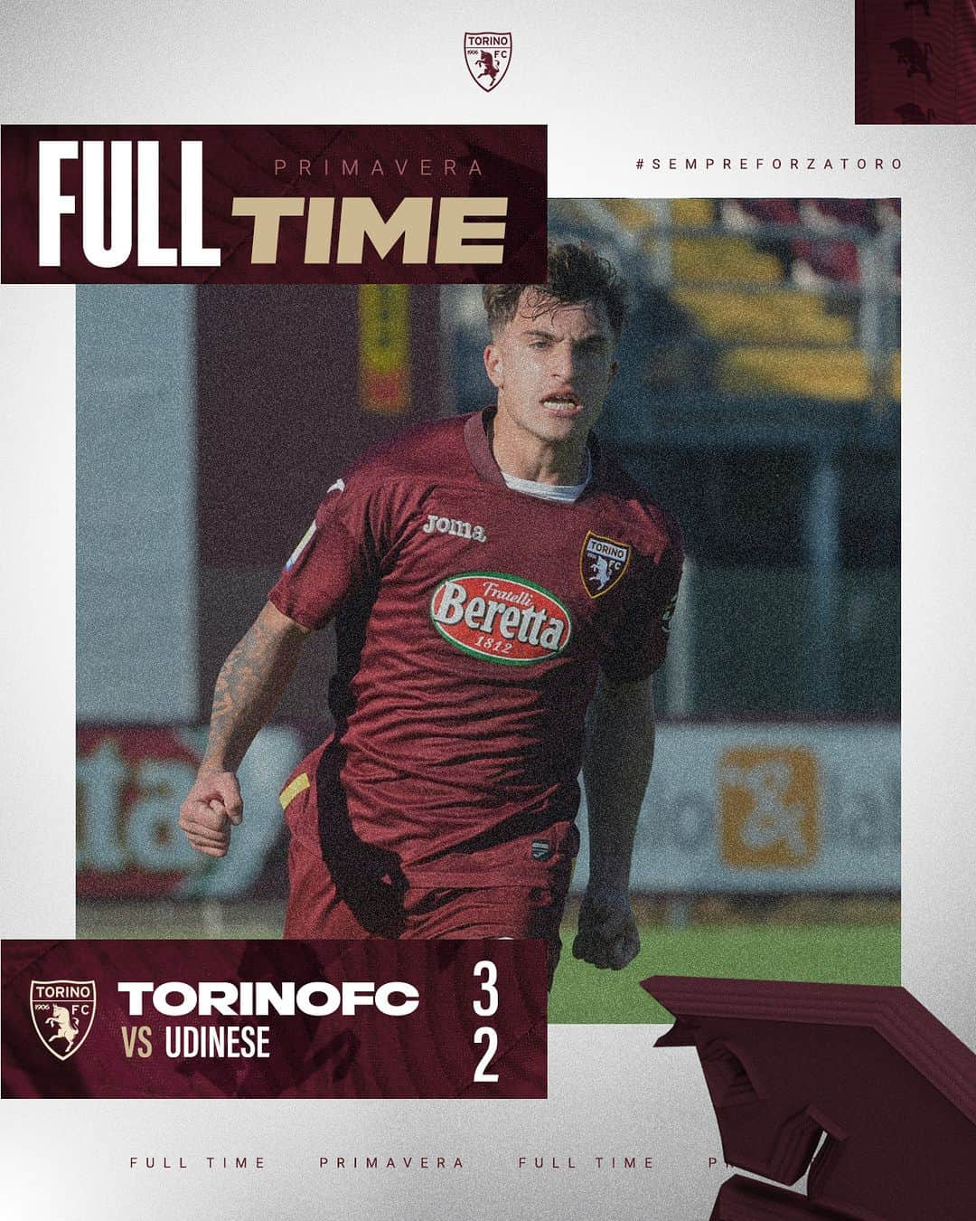 トリノFCのインスタグラム：「Gol di Savva e doppietta di Franzoni: i ragazzi di Scurto superano l'Udinese e accedono ai quarti di finale della Primavera TIM Cup! 🏆  #SFT | #PrimaveraTIMCup」