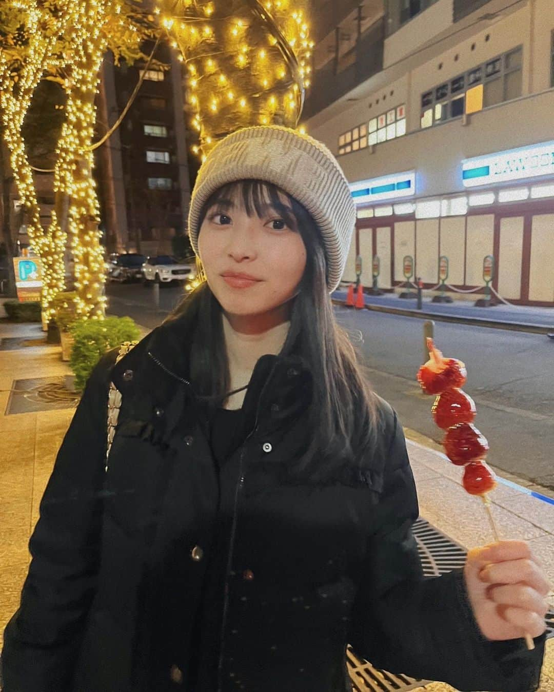 木下彩音のインスタグラム：「いちご飴🍓❤️」