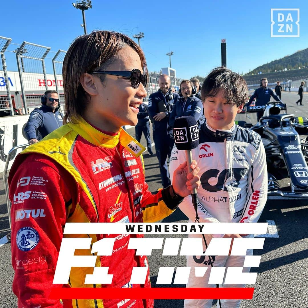 DAZN JAPANさんのインスタグラム写真 - (DAZN JAPANInstagram)「. ／ 🏁#WednesdayF1Time 今季最終回予告編 #DAZN で配信中⚡ ＼  ✅次週12/13【2023 総集編】チラ見せ告知👀 フェルスタッペン、ペレス、リカルド、 #角田裕毅、#佐藤琢磨、#岩佐歩夢 など… #松下信治 が独占取材を決行🎥🎤  角田トークショー、F1クイズ、今季名場面まで… 次週配信にご期待下さい😎  @yukitsunoda0511 @nobu_mat13」12月6日 22時00分 - dazn_jpn