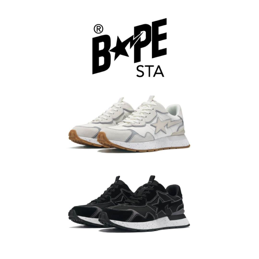 ア ベイシング エイプのインスタグラム：「The latest BAPE® ROAD STA EXPRESS will be releasing at BAPE STORE® and BAPE.COM on Saturday, Dec 9th. #abathingape #bape #bapesta #roadstaexpress」