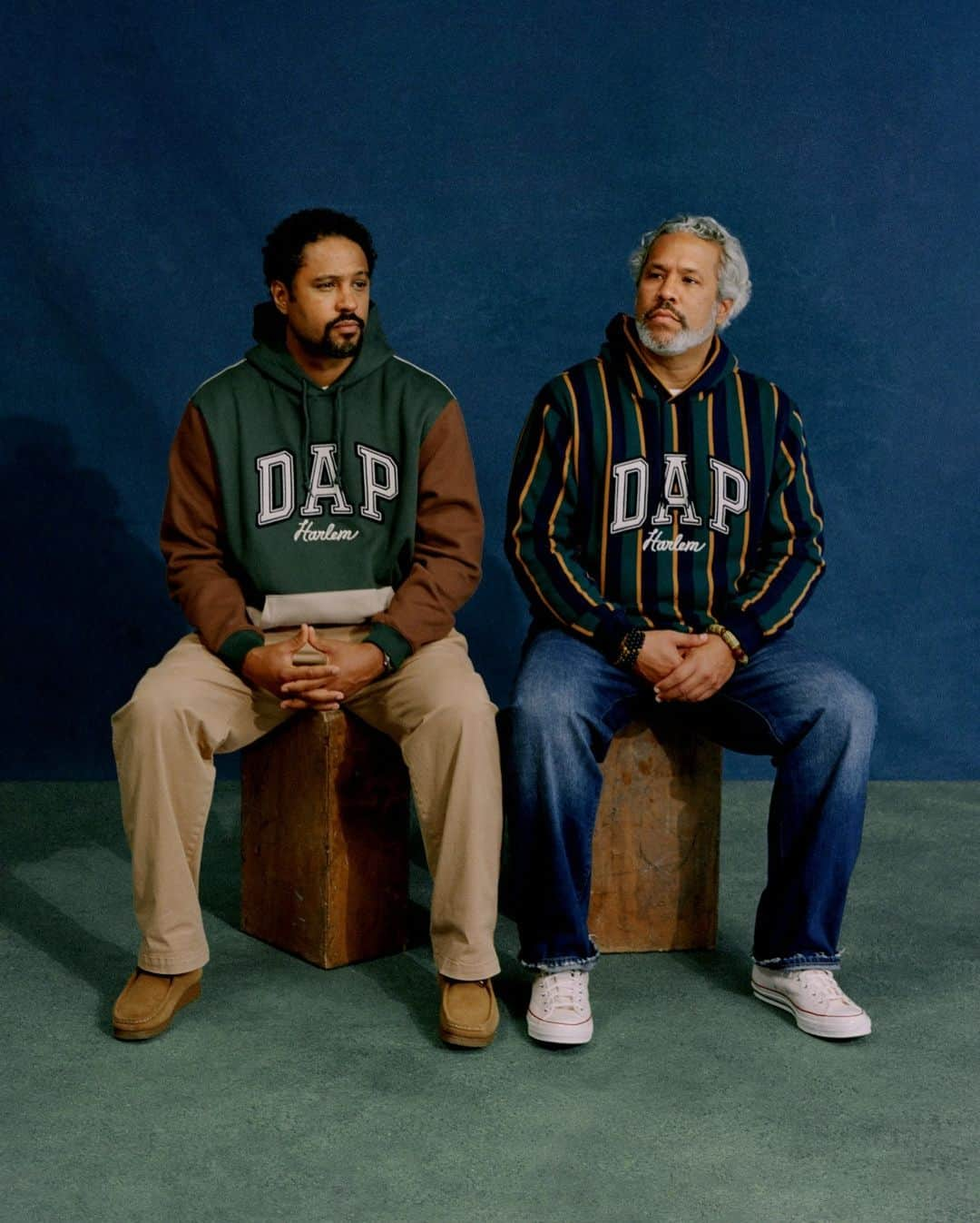 GAPさんのインスタグラム写真 - (GAPInstagram)「Jason Warwin and Khary Lazarre-White, Co-founders of The Brotherhood Sister Sol, for DAP × GAP.   Founded in 1995, BroSis was born out of a deep-rooted love for Harlem and its people. After seeing first hand the oppression and resilience of their Harlem community, Jason and Khary began this Black-led nonprofit to educate young people and champion opportunities for all.   “Harlem is a beloved community of so much creativity, art, history, endurance, and strength — also heartache, under investment, and difficulty. It is a complex and thriving community. BroSis is an independent and unique institution that provides some of the most comprehensive and holistic youth development supports in the nation… working every day for equity, equality, and justice.” — Khary Lazarre-White  Shot by Joshua Kissi.  Link in bio to explore the full DAP × GAP collection.」12月7日 8時23分 - gap