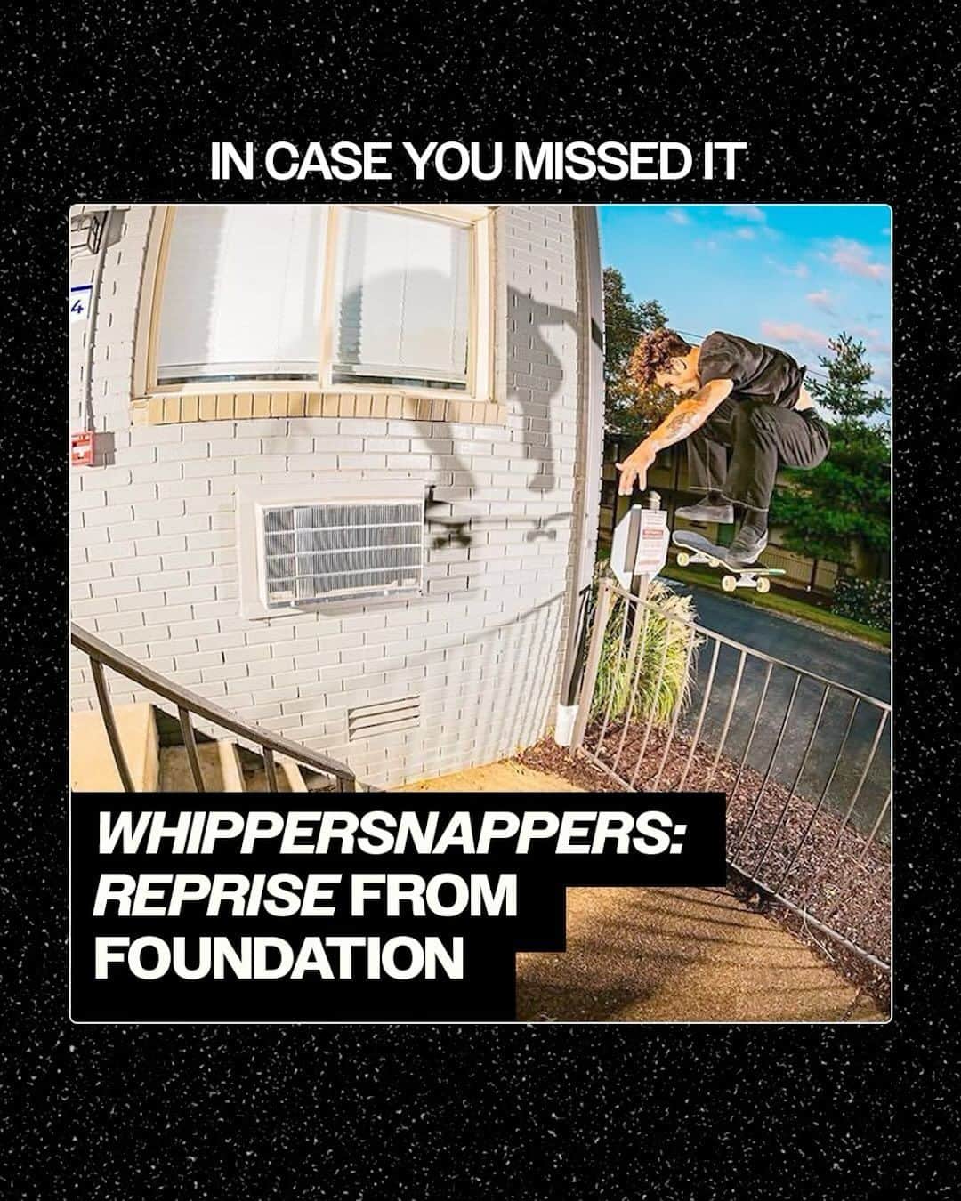 The Berricsのインスタグラム：「In Case You Missed It… @foundationskateboards released their latest epic team video ‘Whippersnappers’ earlier this year and today we get a second look at the action-packed offering in all of its RAW glory in “Whippersnappers: Reprise.” All of your favorite Foundation rippers without the music to get in the way of the wonderful sound of wheels on concrete, marble, brick and more.   Hit the link in bio to watch the “Whippersnappers” raw edit now showing on TheBerrics.com #skateboardingisfun #berrics   🎥 @yerdone」