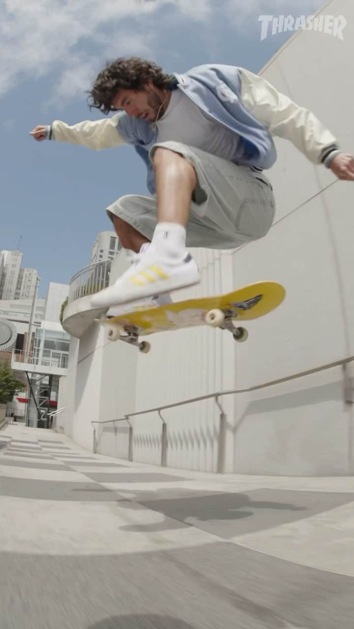 スラッシャーのインスタグラム：「⏳ Premiering FRIDAY @milessilvas x @adidasskateboarding “CITY to CITY” part 🌁」