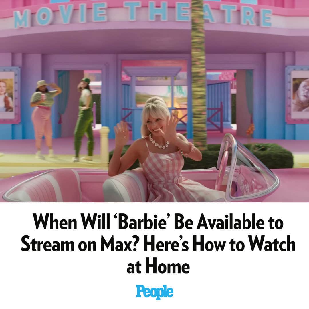 People Magazineのインスタグラム：「'Barbie' was a big-screen smash — but now you can binge it from the comfort of your couch! The hit movie will be available to stream Dec. 15. All of the details are at the link in our bio. | 📷: Warner Bros Pictures/YouTube」