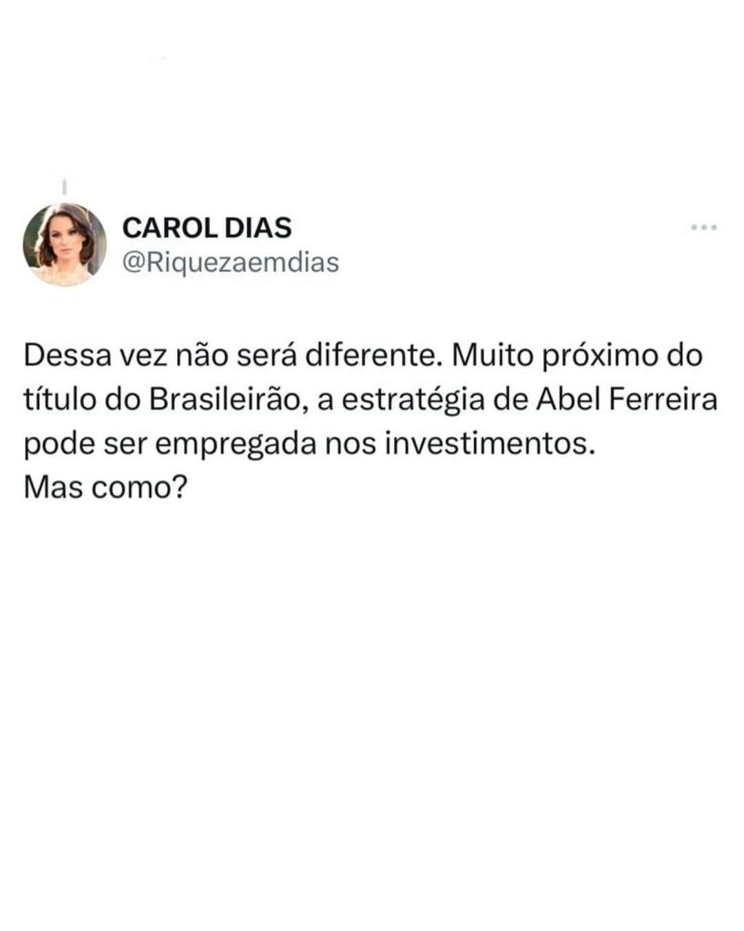 Carol Diasさんのインスタグラム写真 - (Carol DiasInstagram)「Abel Ferreira seria um bom técnico para seleção do Brasil 🇧🇷?」12月7日 2時51分 - caroldias