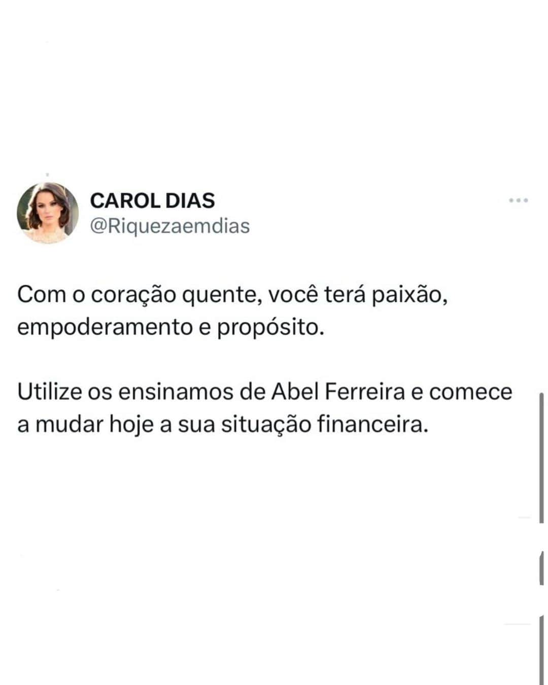 Carol Diasさんのインスタグラム写真 - (Carol DiasInstagram)「Abel Ferreira seria um bom técnico para seleção do Brasil 🇧🇷?」12月7日 2時51分 - caroldias