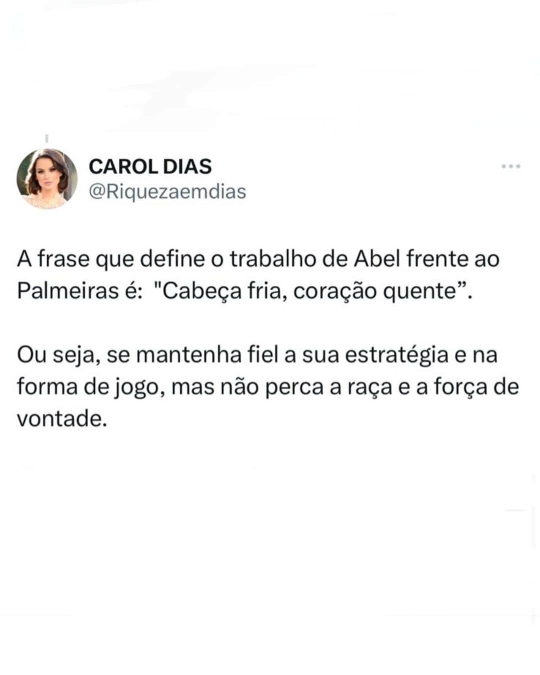 Carol Diasさんのインスタグラム写真 - (Carol DiasInstagram)「Abel Ferreira seria um bom técnico para seleção do Brasil 🇧🇷?」12月7日 2時51分 - caroldias