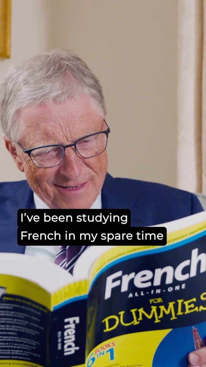 ビル・ゲイツのインスタグラム：「Merci beaucoup à la France pour votre générosité et votre soutien à la lutte contre la polio.」