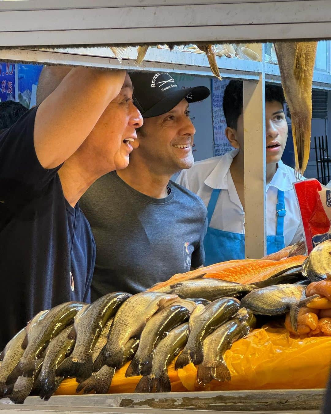 松久信幸のインスタグラム：「This is Capon street. a street where 50 years ago fishermen used to sell their freshly caught fish. I came here to explore with my friend Pedro after a long time. @pmschiaffino」