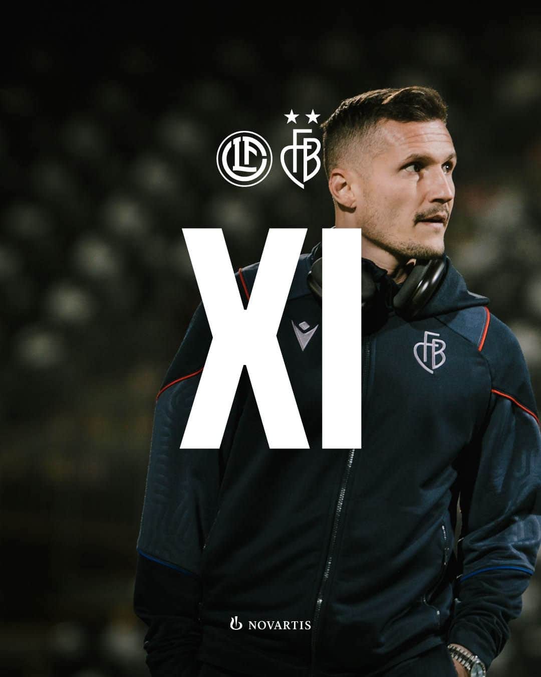 FCバーゼルのインスタグラム：「🔴🔵 Unseri Start-1️⃣1️⃣ in Lugano  Abwesend: Comas (verletzt) Augustin (verletzt) Malone (verletzt) Hunziker (verletzt) Demir (verletzt) López (verletzt) Junior Zé (verletzt) Vogel (U21) Kayombo (U21) de Mol (ohne Aufgebot) Adjetey (ohne Aufgebot)  #FCBasel1893 #AlliZämme」