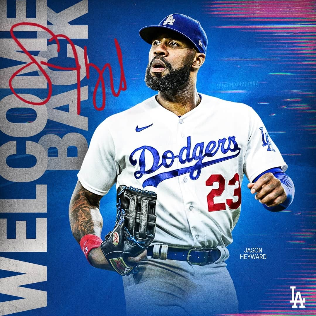 Los Angeles Dodgersのインスタグラム：「Welcome back, Jason!」