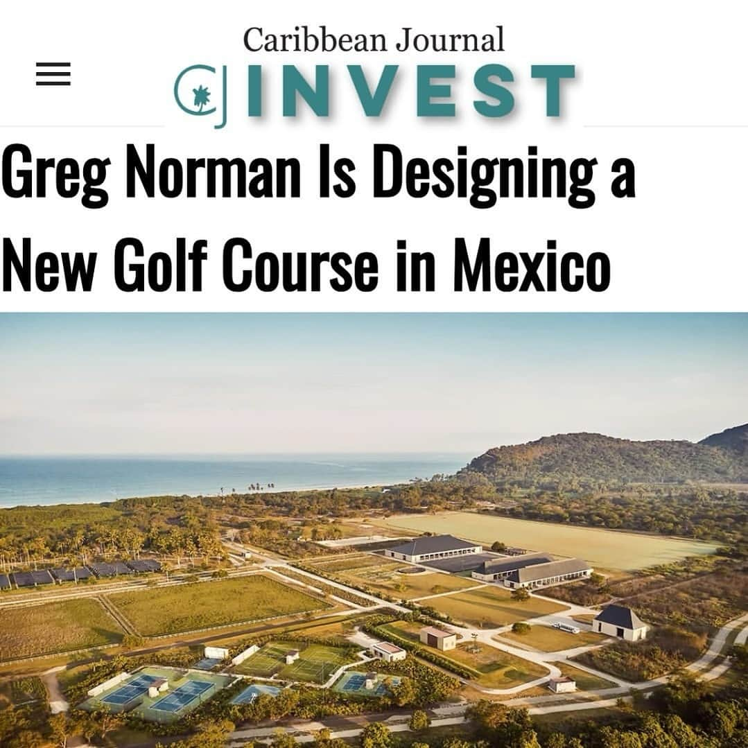 グレグ・ノーマンさんのインスタグラム写真 - (グレグ・ノーマンInstagram)「Exciting news from @gngcd as we bring our very own #GNGCD designed 10-hole Par 3 golf course to the Mandarina Hotel in the Riviera Nayarit ⛳」12月7日 5時36分 - shark_gregnorman