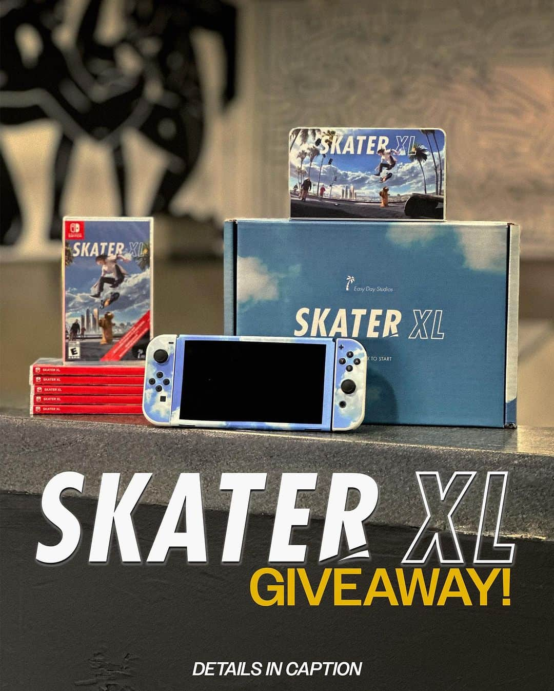 The Berricsのインスタグラム：「🚨GIVEAWAY ALERT🚨   Want to win a Limited Edition @skater.xl Nintendo Switch™️ OLED console and a copy of the game??   *Make sure you’re following @skater.xl & @berrics   *Like the post   *Tag 2 friends in the comments   *Submissions End December 7th at 11:59 pm (pst)   We’ll pick one lucky Winner to send out the whole package to. SKATER XL is now available on Nintendo Switch™️ in America and to Europe and Australia December 12th.   Hit the link in bio for more info on TheBerrics.com #skateboardingisfun #berrics #SkaterXL」