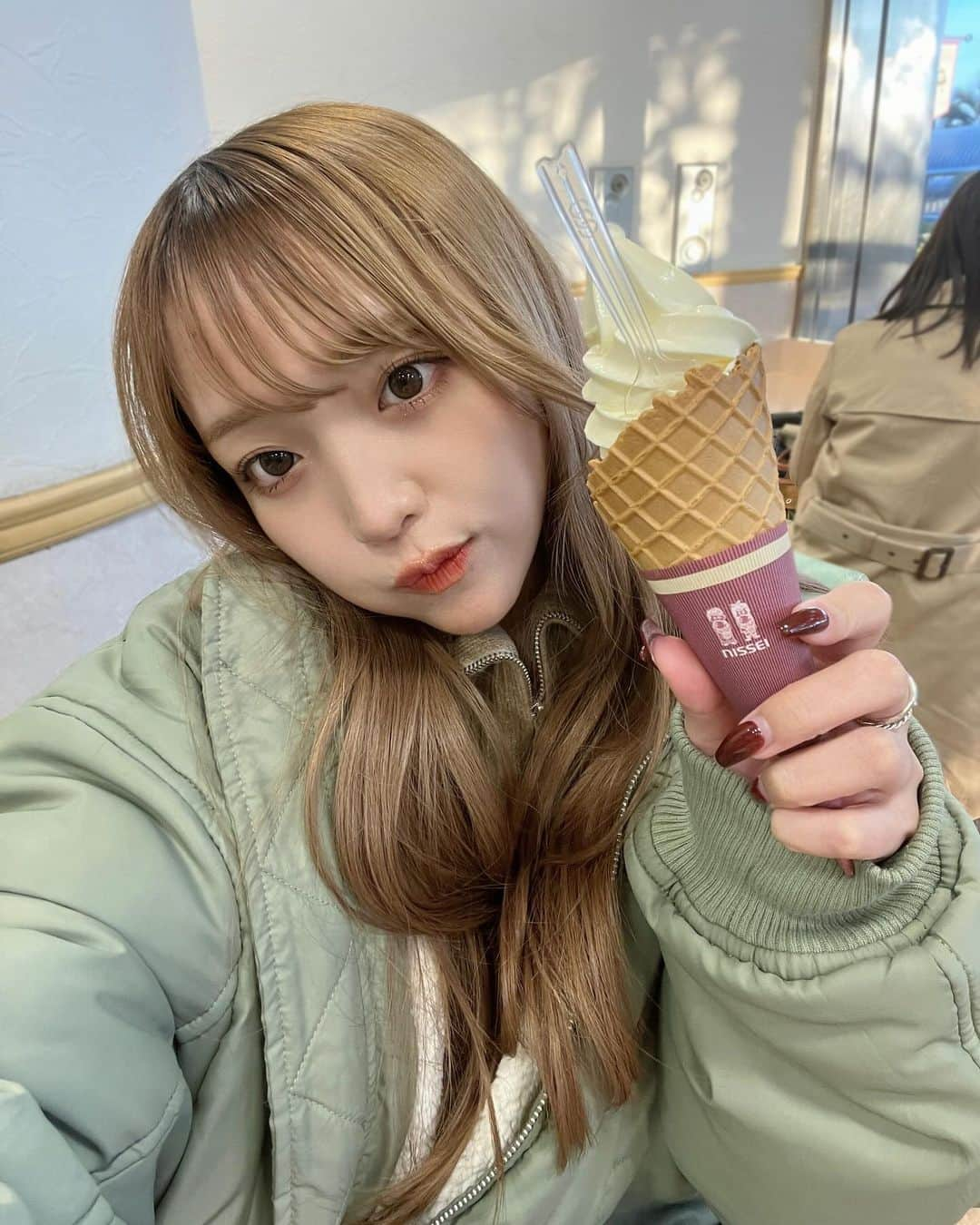 ねおのインスタグラム：「いつかのアイスクリーム🍦🧊」