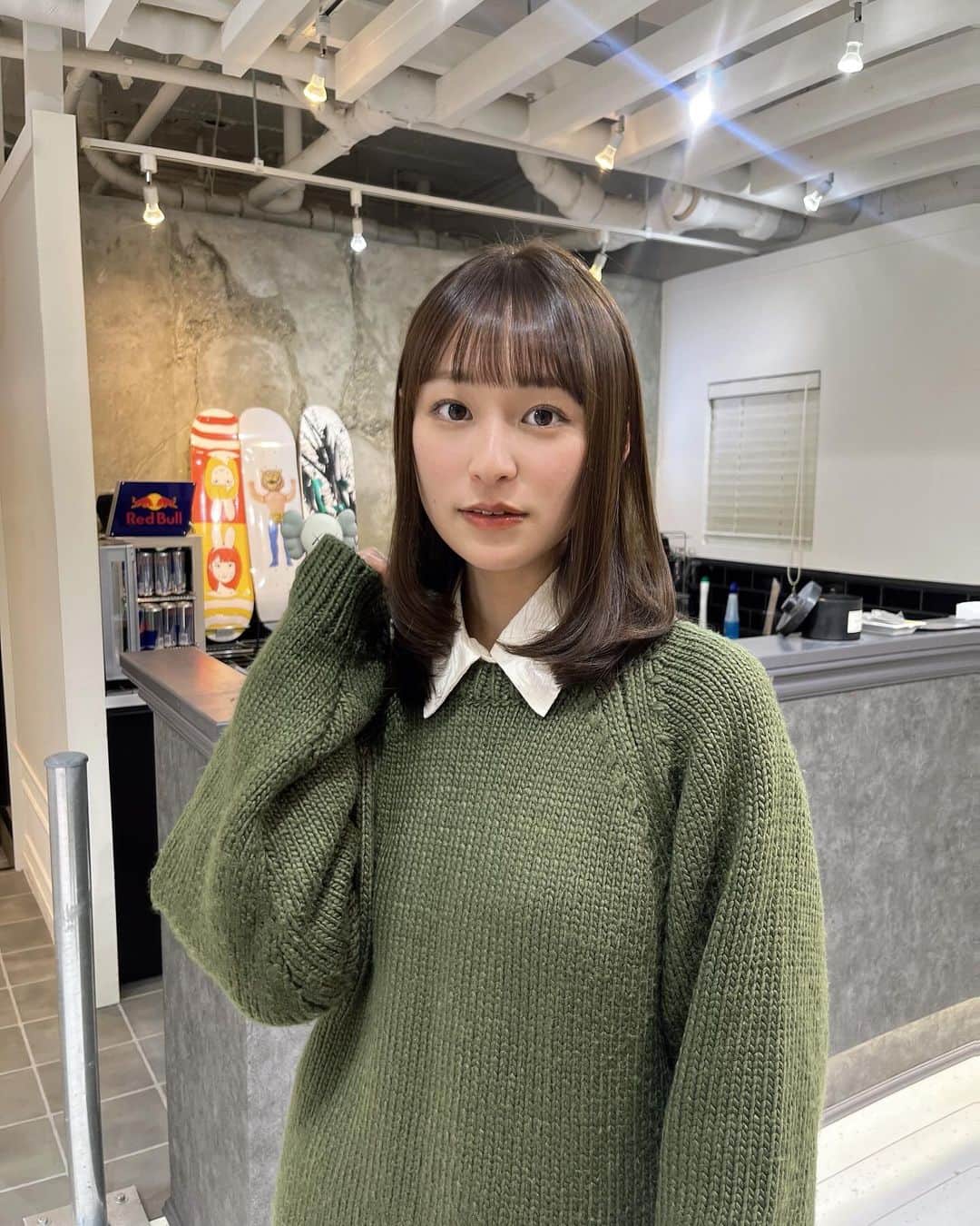 鈴木美羽のインスタグラム：「髪の毛少し切った💇‍♀️」