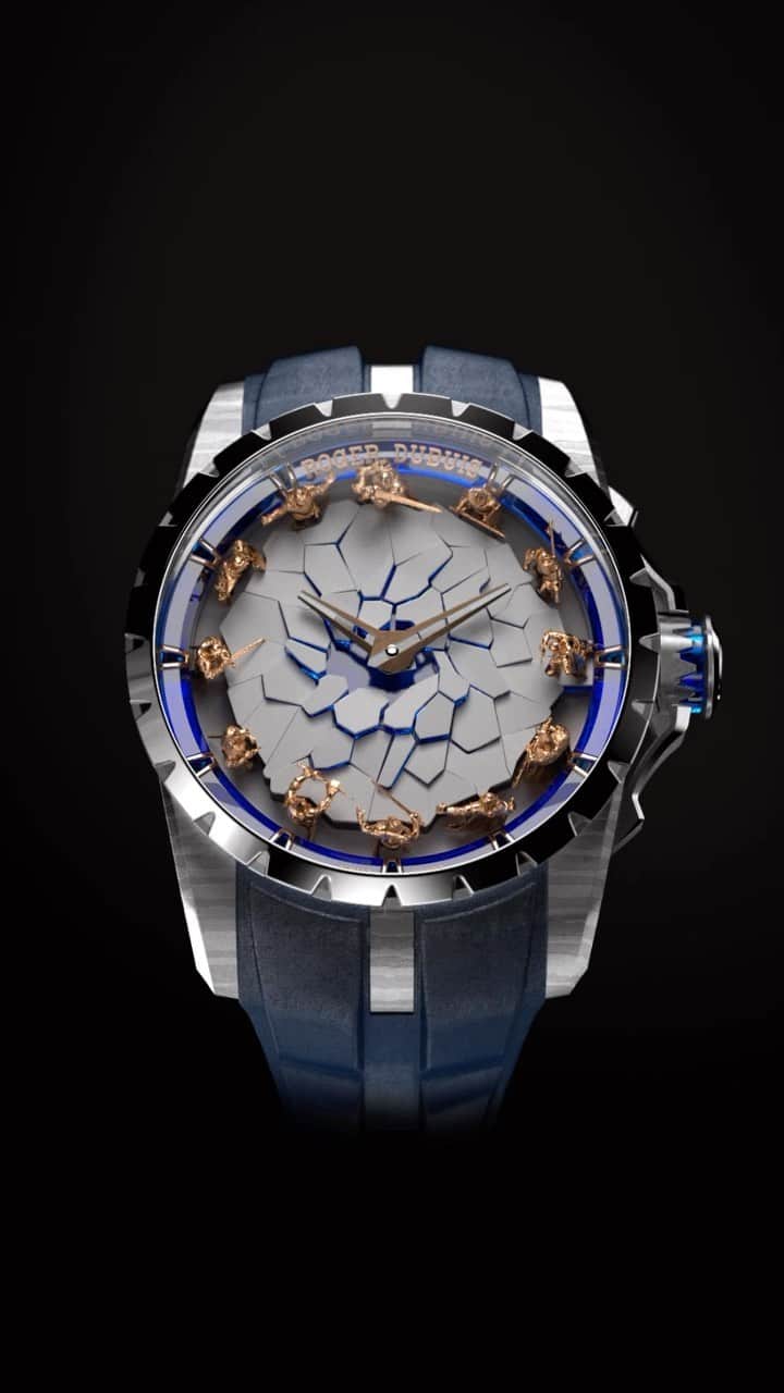Daily Watchのインスタグラム：「Swords at the ready, as @roger_dubuis introduces the latest evolution of the Knights of the Round Table. #hyperhorology in its boldest form, available in 28 pieces #rogerdubuis」