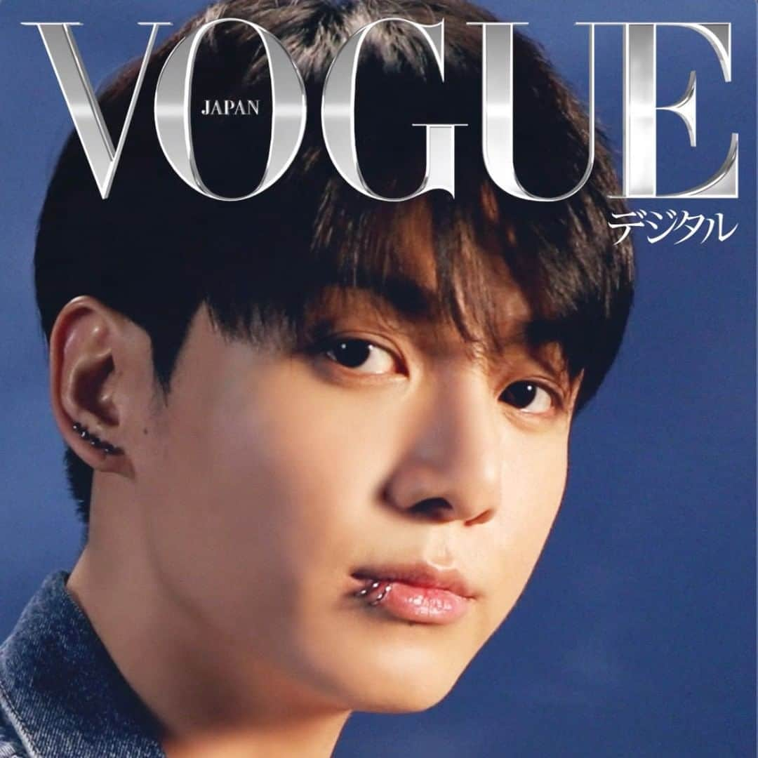 VOGUE JAPANのインスタグラム：「#JUNGKOOK がデジタルカバーに登場💜インタビューはプロフィールのリンクから。 *『VOGUE JAPAN』本誌への掲載はございません。  Take a look at the special digital cover of JUNG KOOK of BTS ! Read the special interview from the link in bio. *This digital cover won't be on the print magazine of VOGUE JAPAN.  Talent #jungkook of #bts wearing @calvinklein Video @sangsanghun Styling @kimvenchy @yeseong_k Hair @bit.boot_naejoo Makeup @da_a_reum Art Direction #tomoyukiyonezu Head of Editorial Content @tiffanygodoypresents Fashion Director @emitothek Fashion Features Editor @yuisugiyama Associate Fashion Editor @masayougawa  #JUNGKOOKxVOGUEJAPAN  #voguedigitalcover #voguedigitalcover_japan」