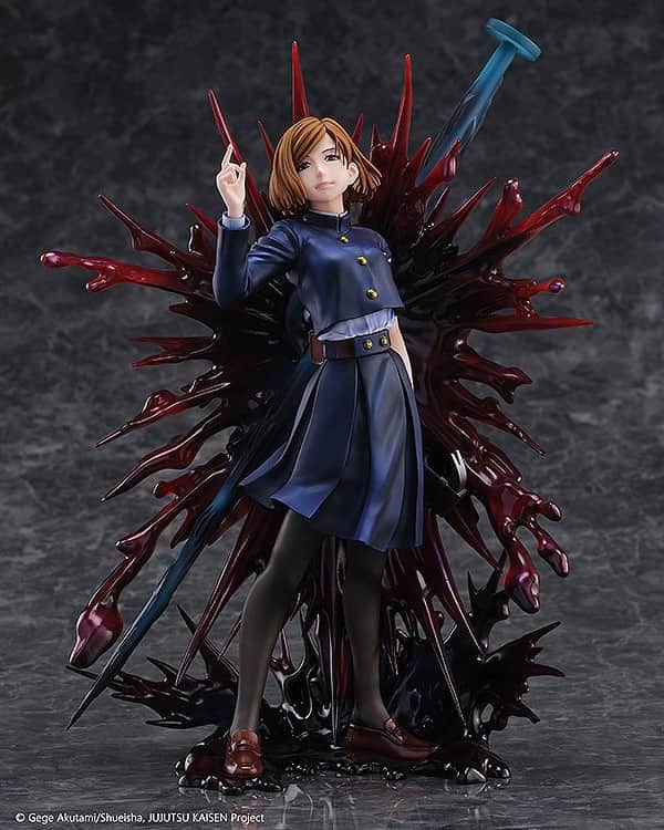 Tokyo Otaku Modeのインスタグラム：「Nobara and her nail are sculpted with incredible detail in this scale figure. JJK fans can't miss this one!  🛒 Check the link in our bio for this and more!   Product Name: Jujutsu Kaisen Nobara Kugisaki 1/7 Scale Figure Series: Jujutsu Kaisen Manufacturer: SEGA Sculptor: Pinpoint Specifications: Painted, non-articulated, 1/7 scale PVC & ABS figure with stand Height (approx.): 250 mm | 9.8"  #jujutsukaisen #nobarakugisaki #tokyootakumode #animefigure #figurecollection #anime #manga #toycollector #animemerch」