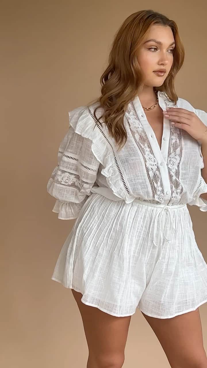 SABO SKIRTのインスタグラム：「The Alvaro Playsuit has returned 🫶🏽 Your chance to shop this beauty again is here! #sabo」