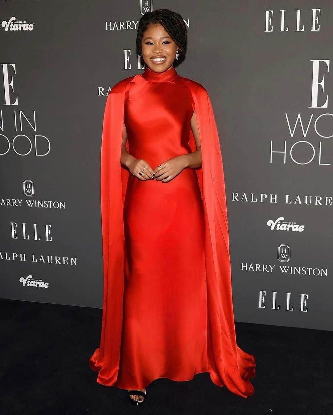 ロダルテさんのインスタグラム写真 - (ロダルテInstagram)「@domfishback wears Rodarte’s Red Silk Charmeuse Gown for @elleusa Women in Hollywood.  Styled by @madisonguest   #rodarte」12月7日 10時50分 - rodarte