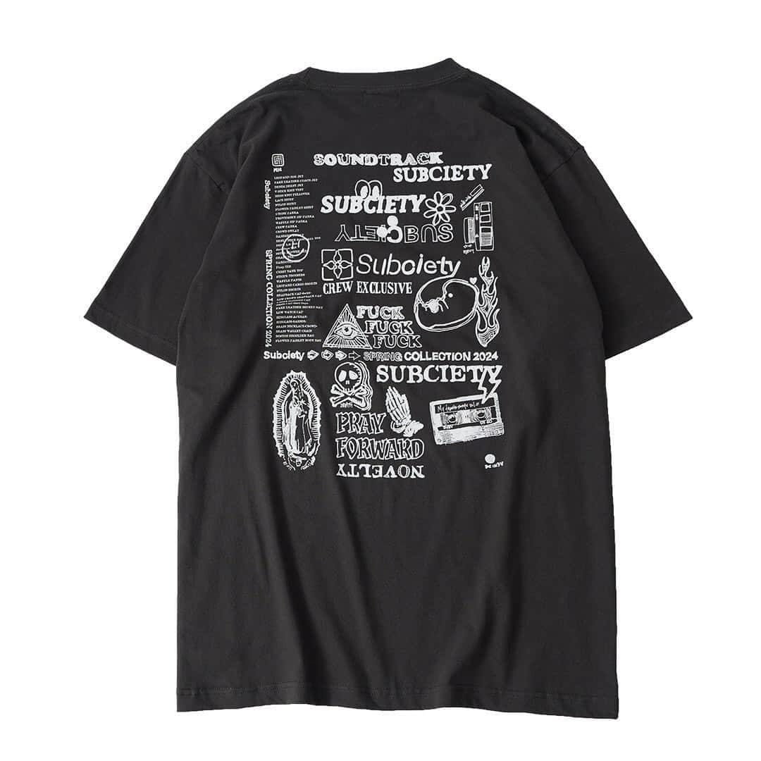 Subciety Subciety Officialのインスタグラム：「【Subciety Online Store特典】22,000円(税込)以上お買い上げの方を対象にNOVELTYの配布をいたします。  ・サイズはXLのみとなります ・商品代金のみ対象(送料手数料は含みません) ・対象商品は「予約商品以外」とさせていただきます」