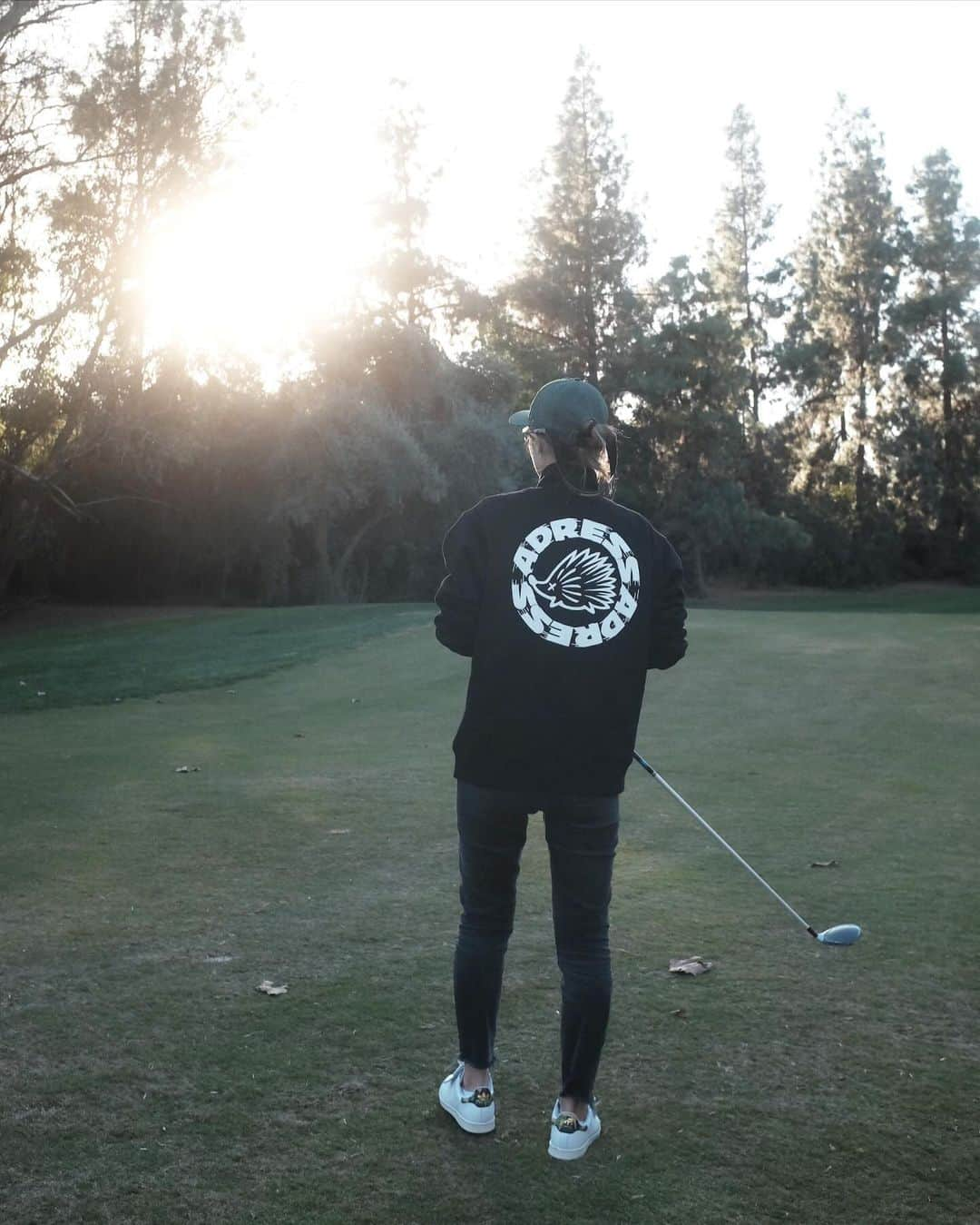 月本えりさんのインスタグラム写真 - (月本えりInstagram)「📍Industry Hills Golf Club⛳️ @adidasgolf × @bape_japan のスタンスミスどこ行っても褒められた💚🐒🖤  #golf #ゴルフ #golffashion  #losangels #🇺🇸 #fashion #adidasgolf #bape #sneakers」12月7日 12時22分 - eritsukimoto