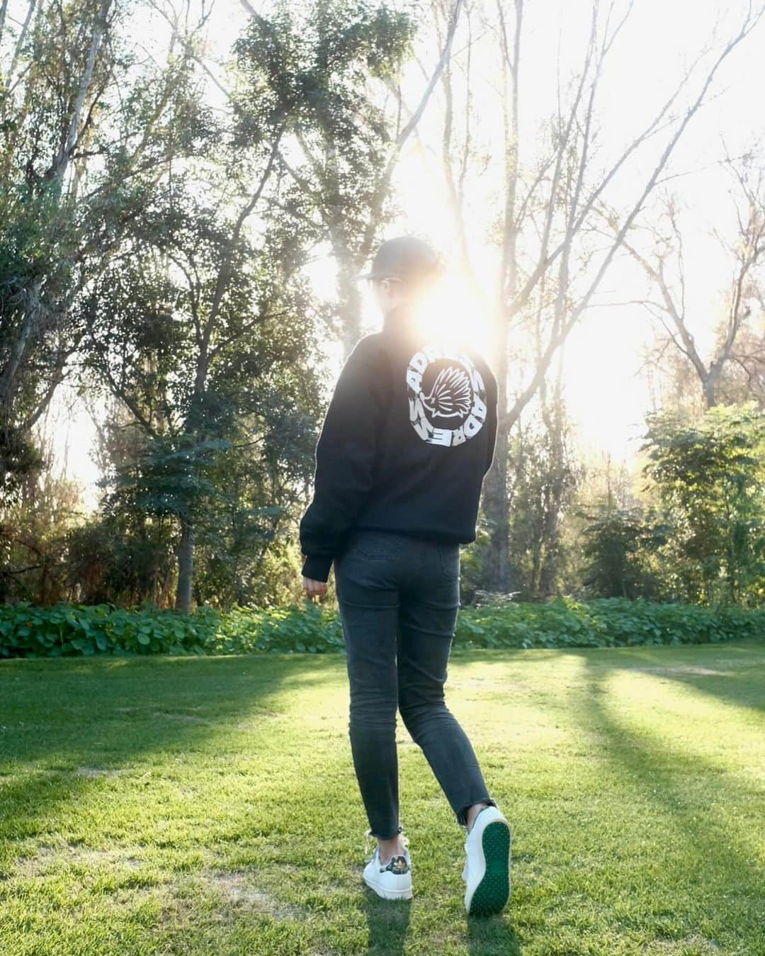 月本えりさんのインスタグラム写真 - (月本えりInstagram)「📍Industry Hills Golf Club⛳️ @adidasgolf × @bape_japan のスタンスミスどこ行っても褒められた💚🐒🖤  #golf #ゴルフ #golffashion  #losangels #🇺🇸 #fashion #adidasgolf #bape #sneakers」12月7日 12時22分 - eritsukimoto