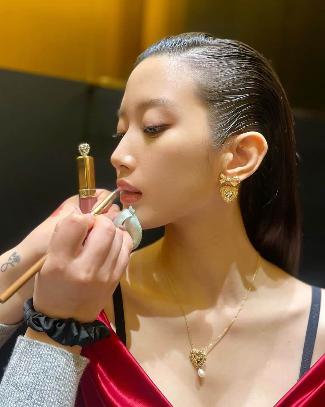 ムン・ガヨンのインスタグラム：「🌟#DGDevotion #DGJewellery #돌체앤가바나」