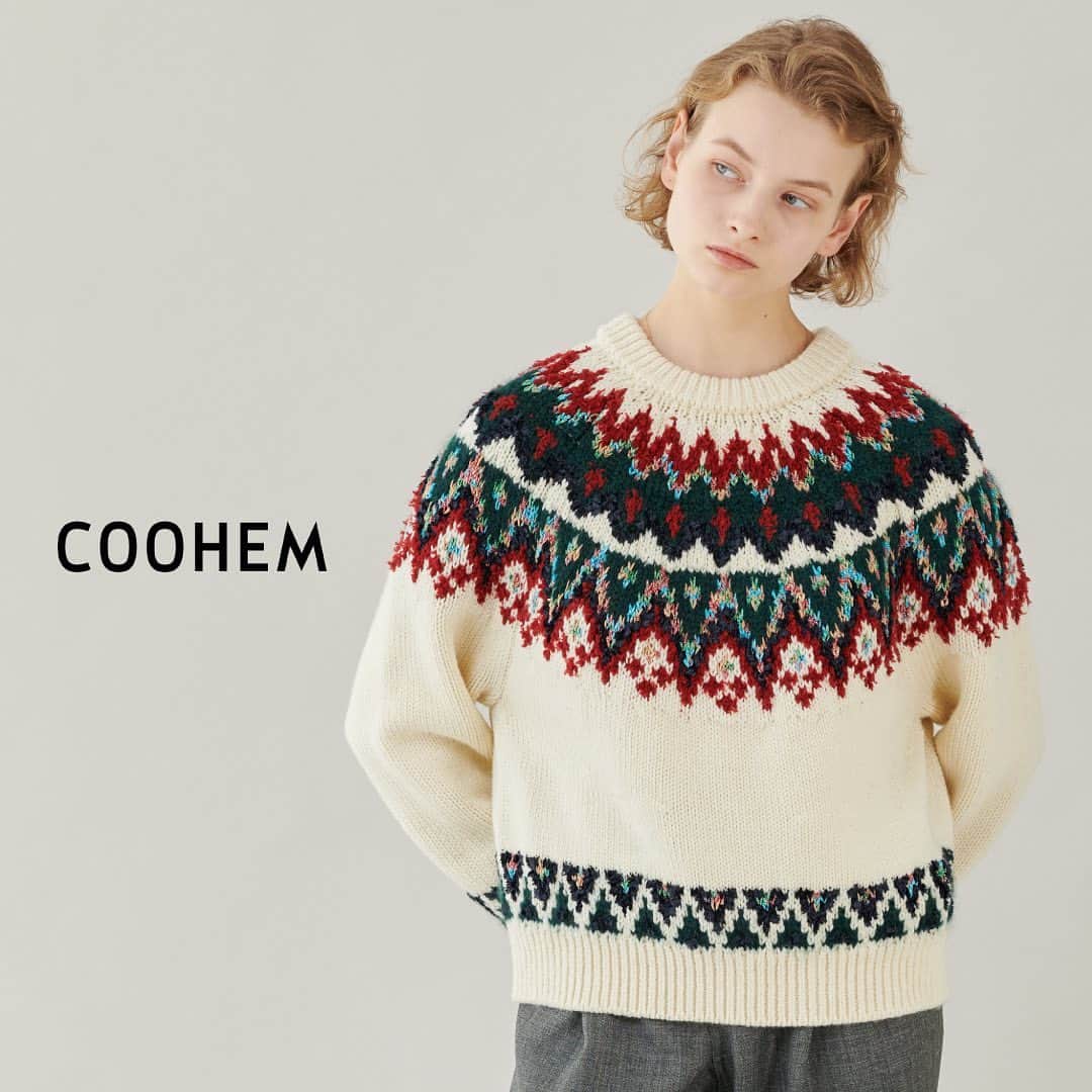 Bshop officialのインスタグラム：「COOHEM Nordic sweater ¥40,700  @coohem   #coohem #23aw #bshop」