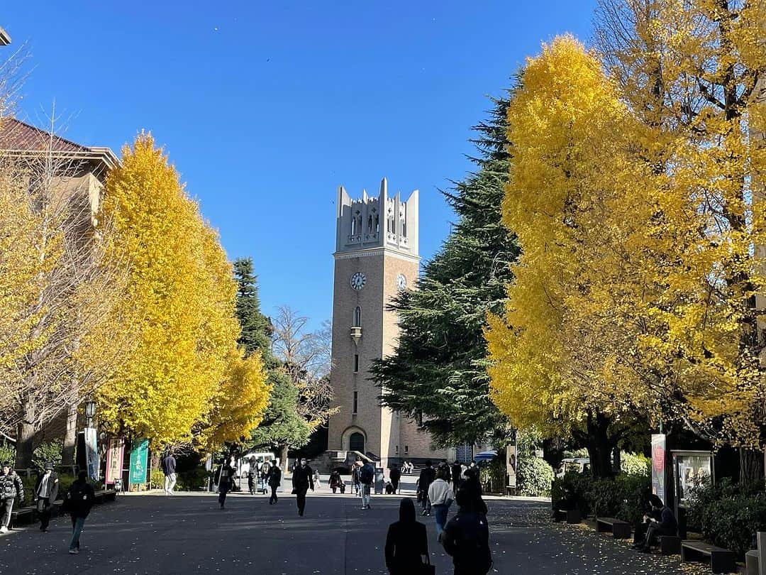 藤沢久美のインスタグラム：「今日は早稲田大学で年に一度の「アセットマネジメントの世界・投資信託」の講義でした。  毎年、早稲田大学での講義は学生たちとのインタラクションが楽しいのですが、今年はさらに学生のクオリティはとっても高くて、楽しさと発見があって、講義して良かったとしみじみ思えるひとときでした。  学生たちが投資信託を当たり前のように活用する社会がくると、日本の投資信託市場のクオリティもかなり上がるように思います。着実に世代を超えて潜在的投資家のレベルは上がっていて、未来が楽しみになりました。  政府の資産倍増などの政策がこのタイミングで出されたことも、功を奏すると思います。」