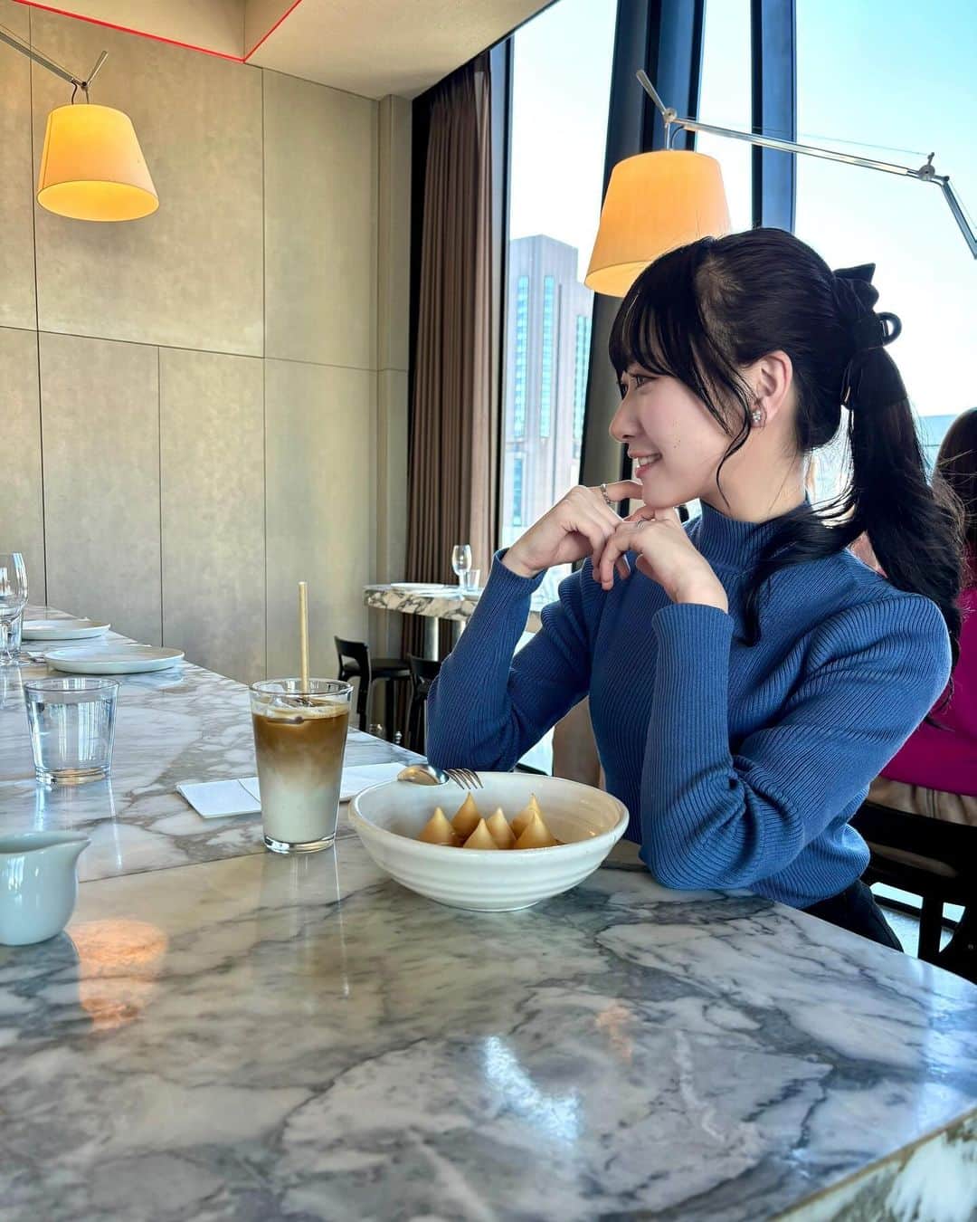 石田千穂さんのインスタグラム写真 - (石田千穂Instagram)「． とってもお洒落で美味しかった🥹🤍」12月7日 16時22分 - chiho_ishida