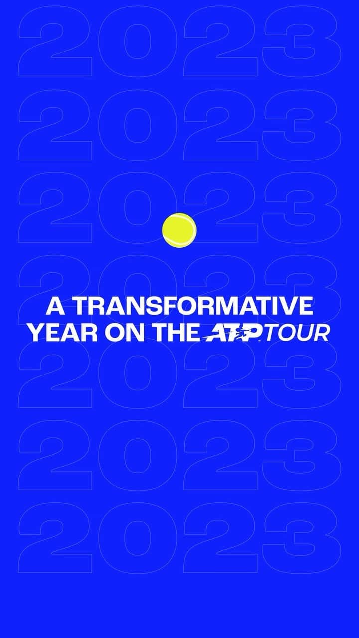 ATP World Tourのインスタグラム：「2023: a transformational year on the ATP Tour. Join us as we recap a season of record growth and progress. 🙌 #OneVision」