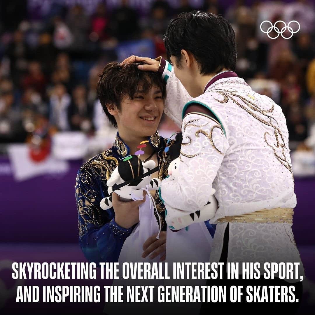 オリンピックさんのインスタグラム写真 - (オリンピックInstagram)「Hanyu Yuzuru revolutionised the sport of figure skating and left his unique legacy. 😍  Learn more about his story on his Birthday!  #FigureSkating I #GPFigure」12月7日 18時37分 - olympics