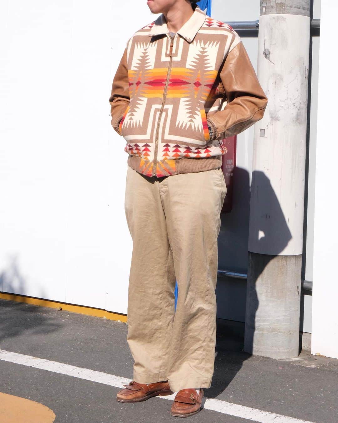 dracaenaさんのインスタグラム写真 - (dracaenaInstagram)「Men's recommend items  "PENDLETON"  Native Pattern Wool Jacket ¥22,000-  US ARMY Chino Trousers ¥11,000~  👤180cm  INSTAGRAM @dracaena_kichijoji  #Dracaena_Kichijoji #DracaenaKichijoji #DracaenaNorth  #dracaena  #VintageShop  #Vintage  #Kichijoji  #吉祥寺 #古着屋 #ドラセナ吉祥寺 #ドラセナ  #井の頭公園 #七井橋通り  #ヴィンテージショップ #ヴィンテージ #古着 #🇺🇸 #🇨🇦 #🇯🇵  #unitedstates  #canada  #buyingtrip」12月7日 18時44分 - dracaena_kichijoji