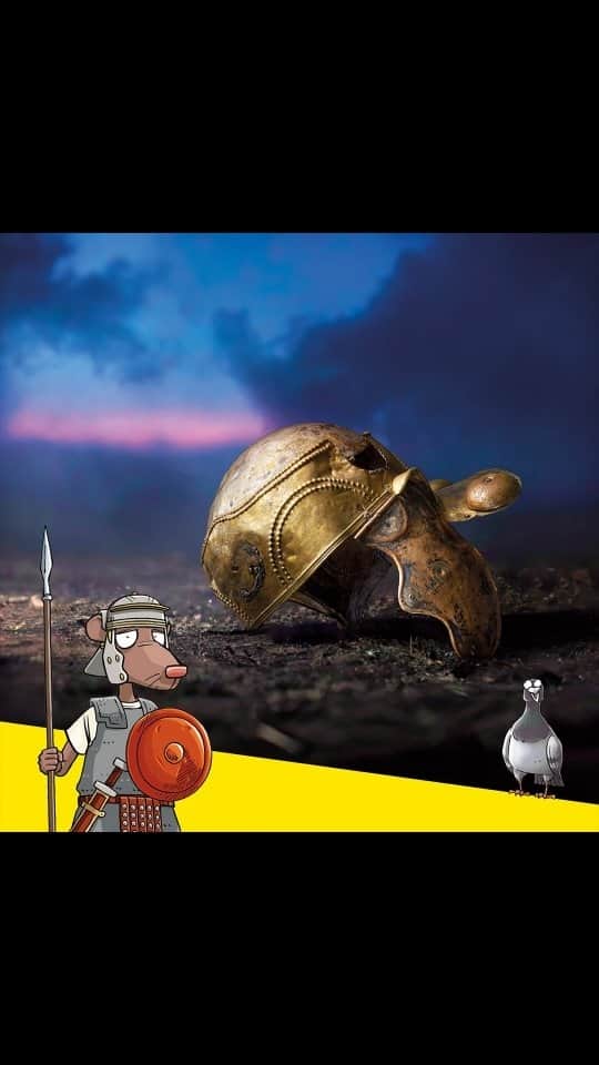 大英博物館のインスタグラム：「Have you got what it takes to make it in the Roman army? ⚔  Follow Rattus through our Horrible Histories trail for some rotten Roman fun…  ⚔ Find out how to join the Legion  ⚔ Don your armour and prepare for battle  ⚔ Test your luck at the wheel of misfortune  Stay tuned for even more horrible updates coming soon!  Ready to begin your adventure? Book your #LegionExhibition tickets at the link in our bio 🎫  Don’t forget – kids go free! 💡  #RottenRomans #HorribleHistories #FamilyDayOut」