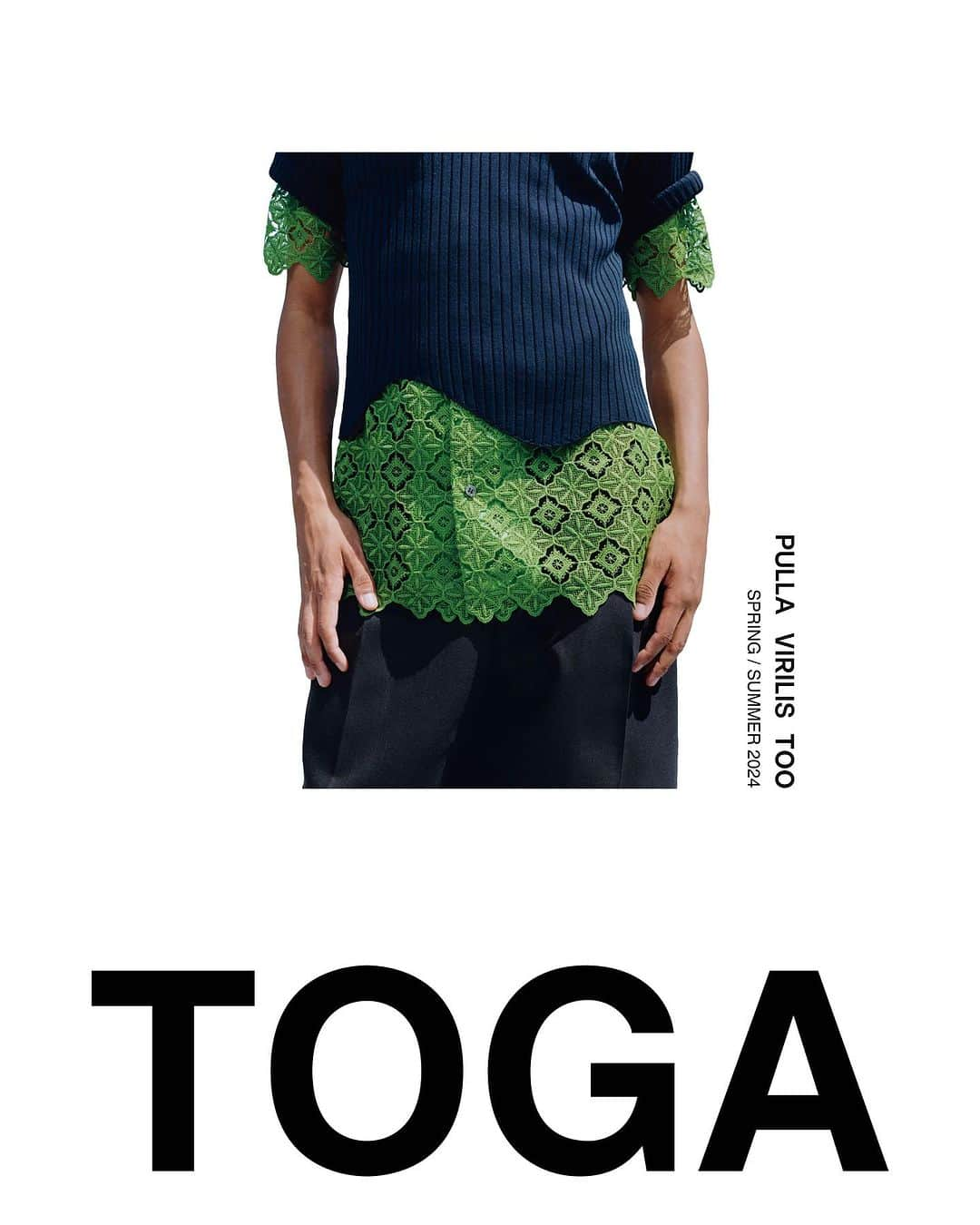 TOGAさんのインスタグラム写真 - (TOGAInstagram)「SS2024 TOGA PULLA / VIRILIS / TOO collection will launch tomorrow at TOGA STORES and TOGA ONLINE STORE.   @togaarchives_online  https://store.toga.jp   Photography: Den Niwa @den.niwa  Styling: Shotaro Yamaguchi @sh0tar0y   #togaarchives #togapulla #togavirilis #togatoo」12月7日 19時29分 - togaarchives