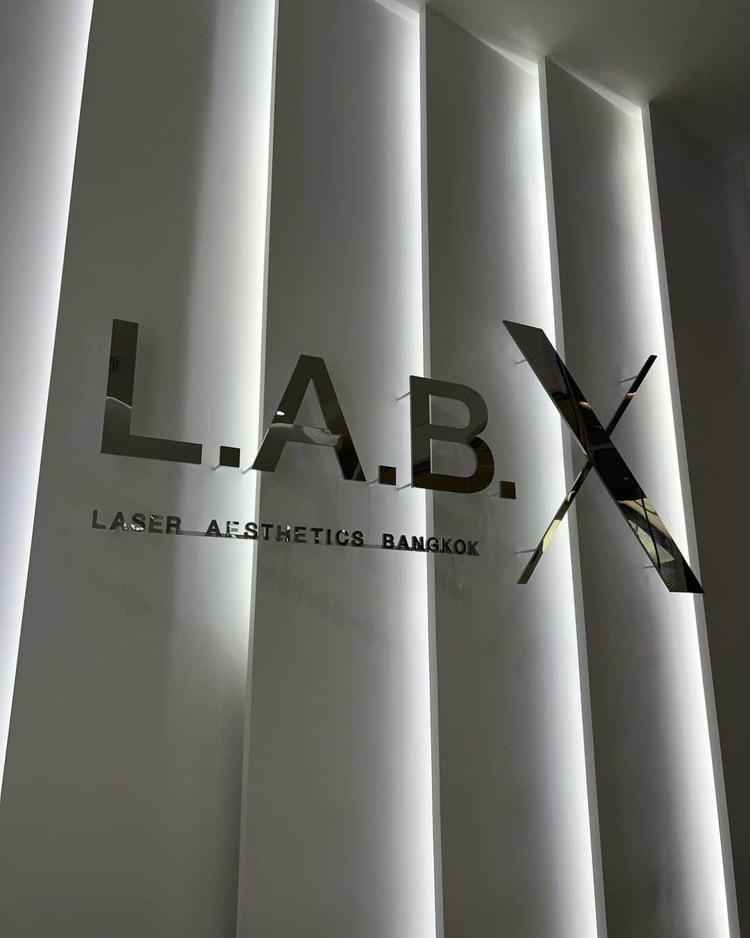 イプシー・キーラティのインスタグラム：「ปลายปีแบบนี้ แวะเข้า lab หน่อย 😎🩶 End of the year beauty time at my Beautiverse.  @labxclinic 🥼」