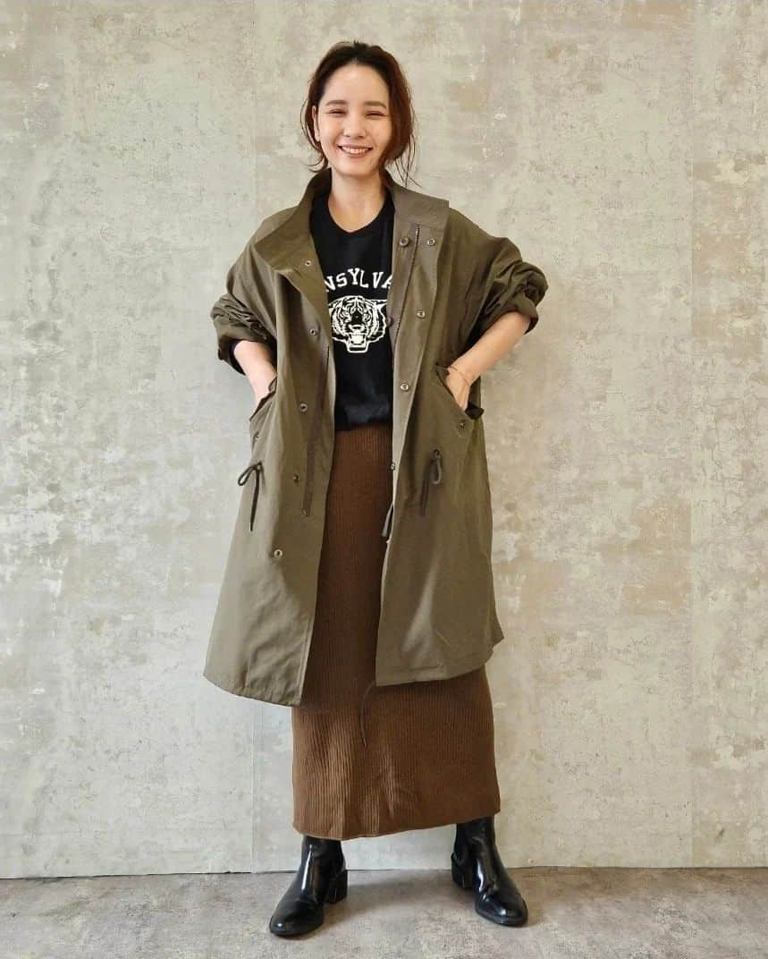 CHIHARUさんのインスタグラム写真 - (CHIHARUInstagram)「@angie_vintage_official のモッズコート。ライナーとボアダウンもセットだからいろんな着方ができるよ😚1.3.4枚目はモッズコート単品で着てる😚 ZOZOTOWNで¥1,000クーポン出てるよー！  #angie #angie_vintage #angie_ootd」12月7日 19時45分 - 10090725c