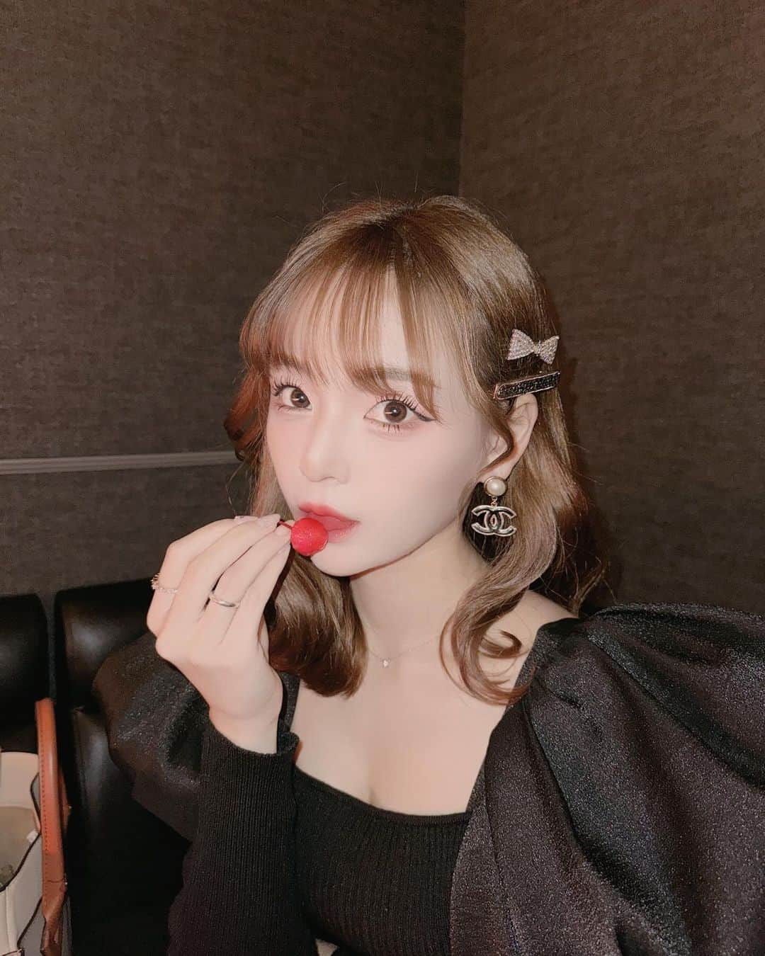 白石佑梨亜のインスタグラム：「チェリー🍒」
