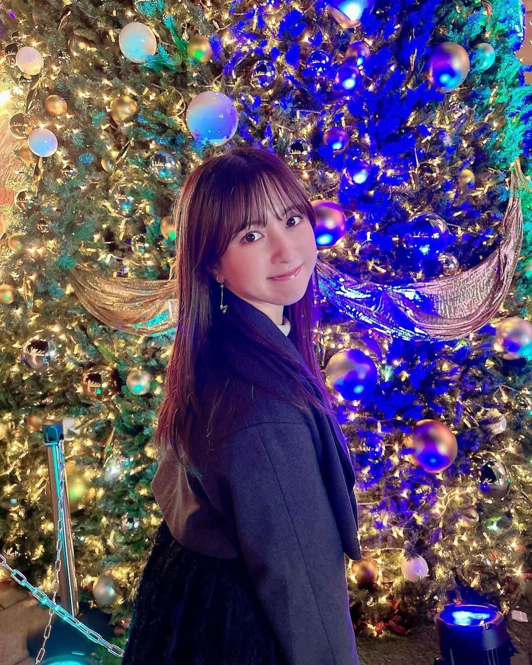 永野芹佳のインスタグラム：「🌲💙✨  #xmas」
