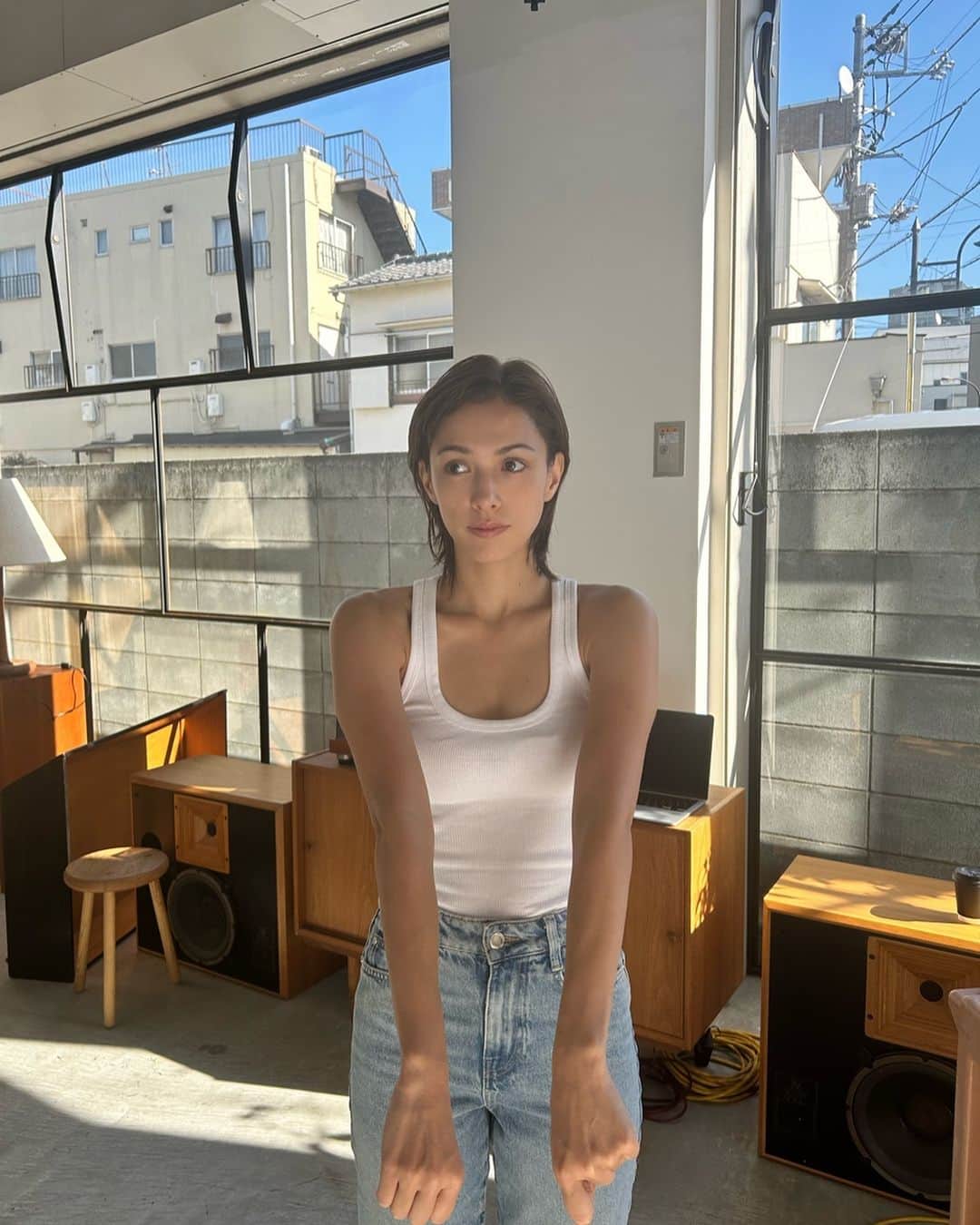 モーガン茉愛羅のインスタグラム：「12月なのに日焼けした🌞」
