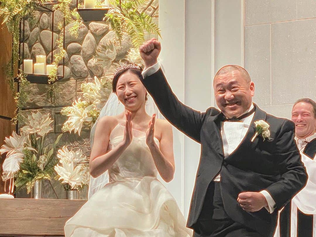 武井壮のインスタグラム：「山さん、みきちゃんおめでとう！！ 末長くお幸せに！！！」