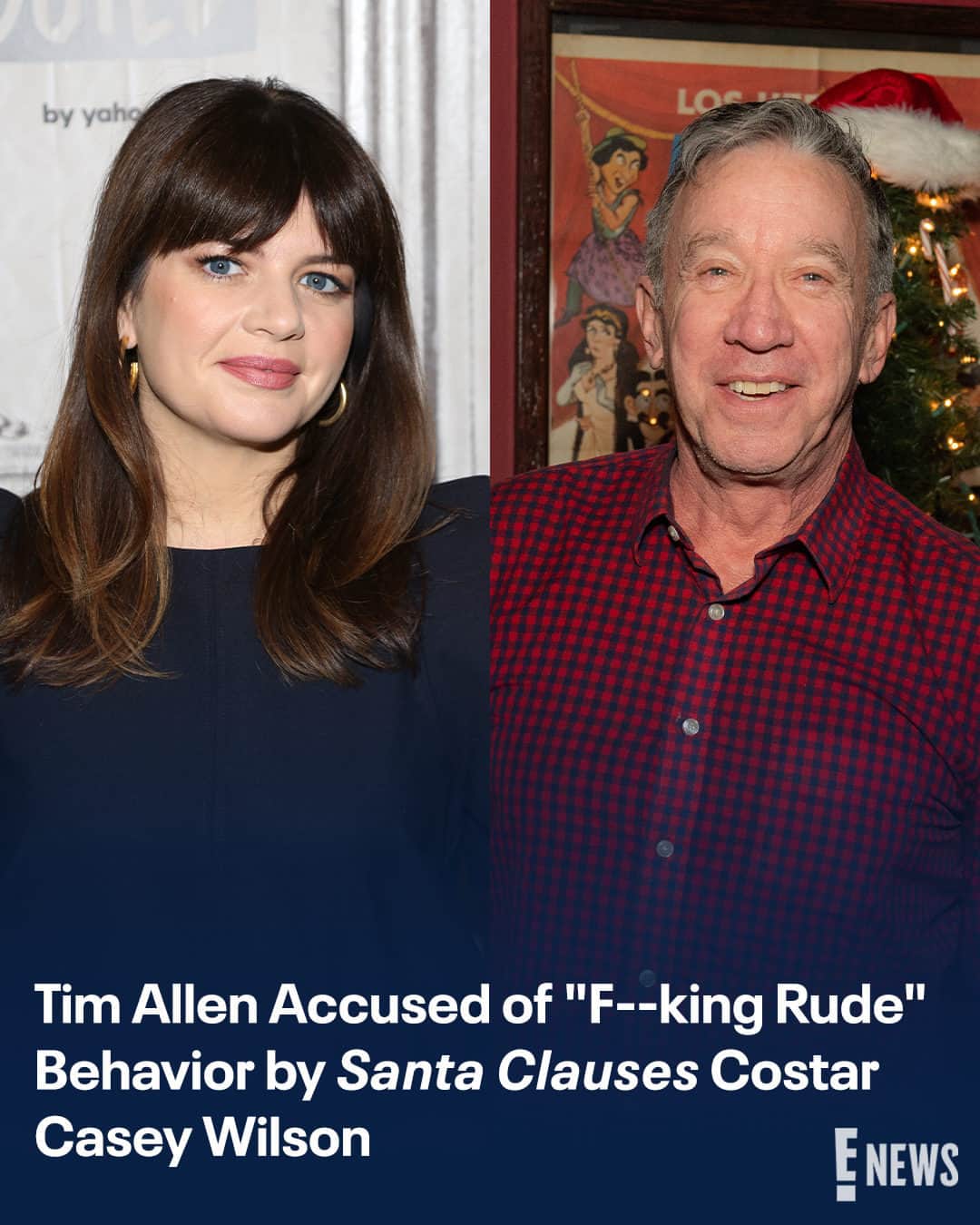 E! Onlineさんのインスタグラム写真 - (E! OnlineInstagram)「According to Casey Wilson, Tim Allen wasn't so jolly on set. Find out why she said working with him was the "worst experience" she's had with a costar—link in bio. (📷: Getty)」12月7日 23時00分 - enews