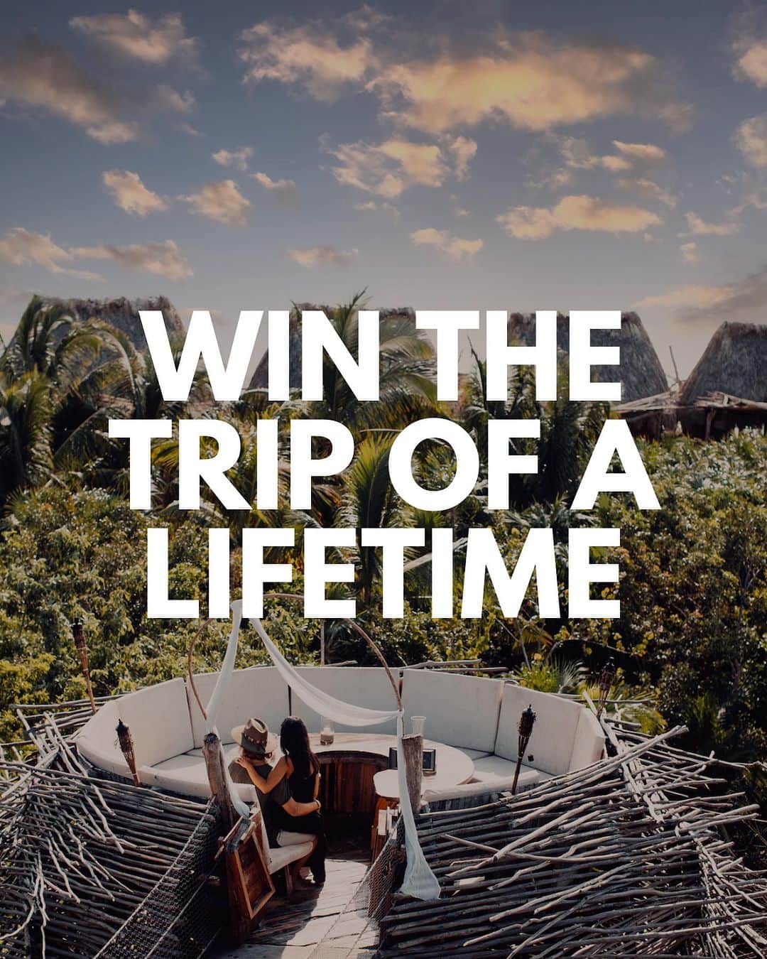 BEAUTIFUL DESTINATIONSのインスタグラム：「DREAM VACATION GIVEAWAY!   @justasklayla and @beautifuldestinations are offering one lucky winner and their friend a luxurious 5-night stay at one-of-a-kind @azulik in Tulum, Mexico, with flights included!  For a chance to win, follow these steps:  1) Follow @justasklayla, @beautifuldestinations and @azulik 2) Download app in bio of @justasklayla and ask: Where should I go if I love *insert your favorite place* 3) Comment one location Layla suggests and tag a friend (unlimited entries!) 4) Share this post to your story for an additional entry  Competition closes 2PM EST on Friday 15th December.   The lucky winner will be chosen from Layla’s DMs and this post, then contacted by @beautifuldestinations. Good luck!  Full T&Cs apply and by entering you accept them. Click the link in @justasklayla’s bio to view them.」