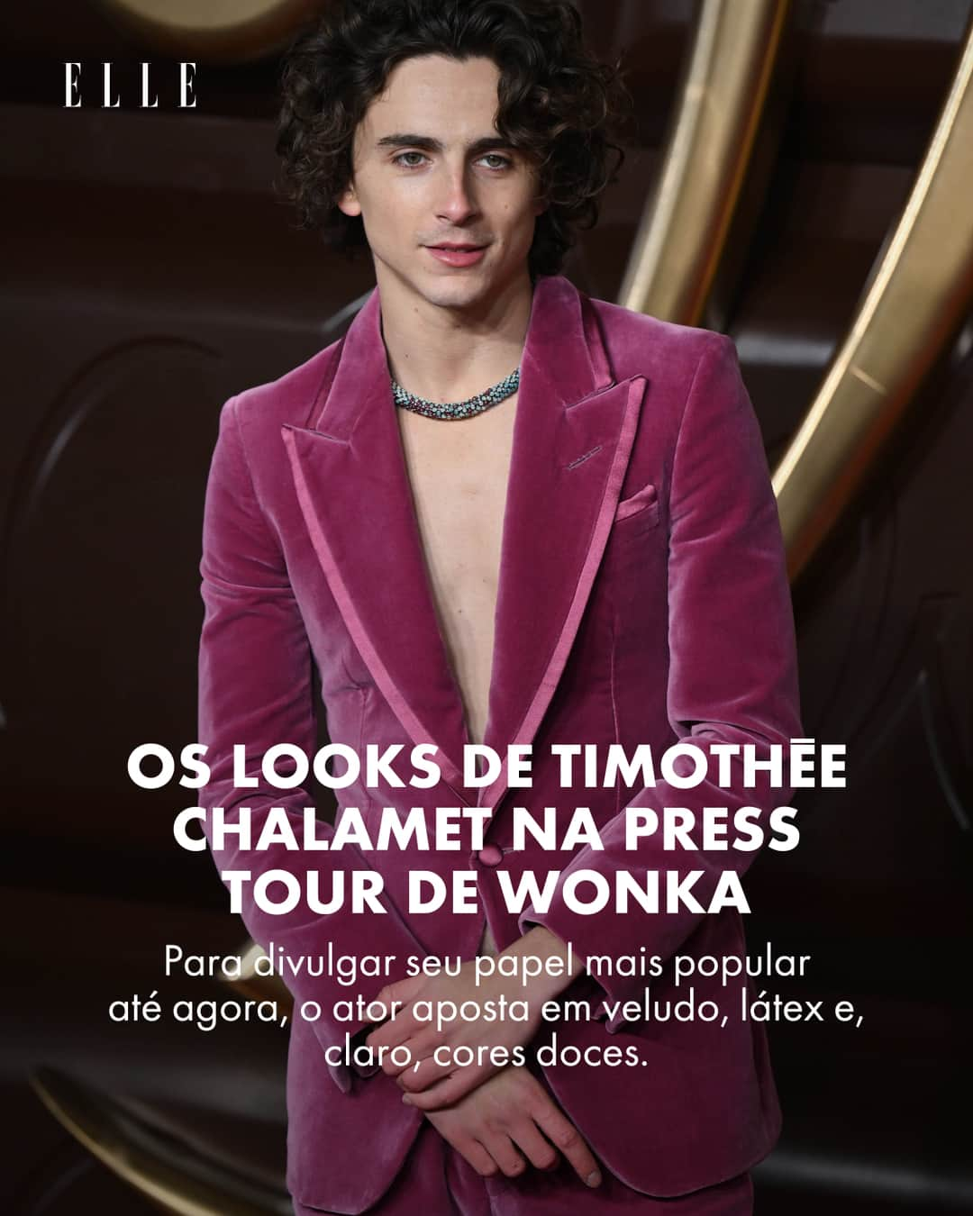 ELLE Brasilさんのインスタグラム写真 - (ELLE BrasilInstagram)「@tchalamet está prestes a se tornar o maior fabricante de chocolates do mundo. 🍫 Em “Wonka”, longa que chega aos cinemas mundiais na quinta-feira (7.12), o ator interpreta o fantástico personagem em sua juventude ー aliás, em elle.com.br, @gusbalducci conta mais sobre o novo filme. Com uma adoração declarada pela moda e um ótimo relacionamento com as grades etiquetas, é claro que Timothée não decepcionaria nos eventos de divulgação. Na galeria, você confere alguns dos looks usados por ele ao longo das últimas semanas. Curtiu os visuais?」12月8日 0時01分 - ellebrasil