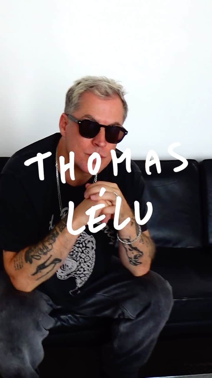 オールセインツのインスタグラム：「Having a boring/exciting time with @thomaslelu 😌」