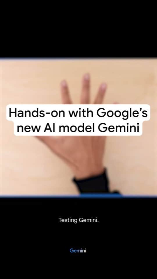 Googleのインスタグラム：「Let’s see what #GeminiAI can do. Watch as we put Gemini’s multimodal reasoning capabilities to the test」