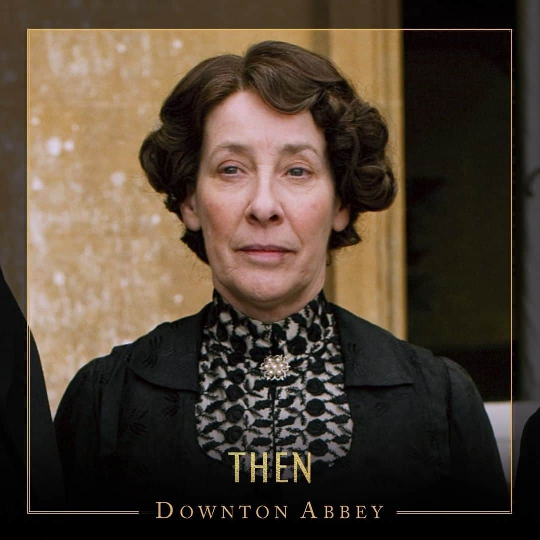 ダウントン・アビーのインスタグラム：「Elsie Hughes has been the head housekeeper of the estate ever since the very first episode of #DowntonAbbey. Kind but firm, she is the most important opinion in all things happening downstairs and always manages to keep everyone in line - not even her husband Mr. Carson, whom she marries in series 6, likes to do things without her approval!   In A New Era, Mrs. Hughes remains the moral centre of the household. She assigns Anna and Daisy to care for the stars whilst they are filming at Downton and uses her warm spirit to keep Carson in check.」