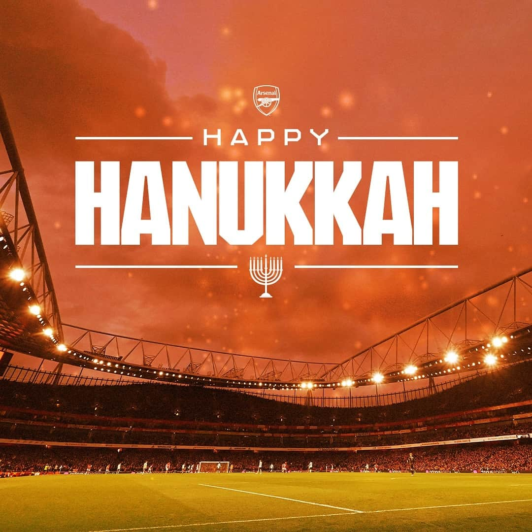 アーセナルFCさんのインスタグラム写真 - (アーセナルFCInstagram)「Happy Hanukkah to all Gooners celebrating! 🕯️」12月8日 1時18分 - arsenal